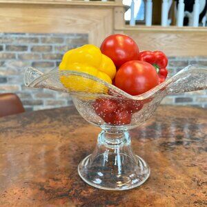 Gorgeous SL@H Clear Serving Bowl (includes xtra shipping cost)